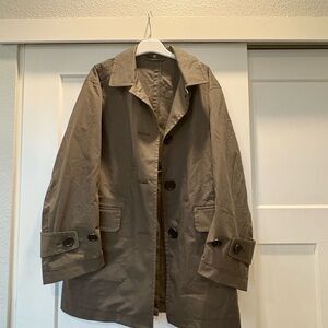 +J Soutien Collar Short Coat in Olive